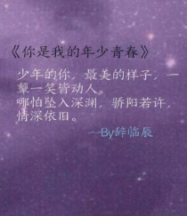 你是我的年少青春